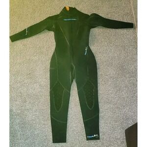 Henderson 3mm Full Body Dive Suit, Back Zipper SIZE 8.  BLACK. NO HOLES.